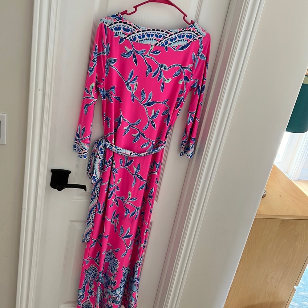 Lilly Pulitzer Carabella Dress Pink Isle Size M